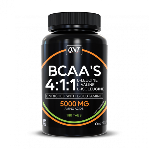 QNT BCAA'S 4:1:1 + L-Glutamine 180 ταμπλέτες